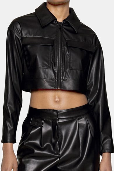 ΓΥΝΑΙΚΕΙΟ ΜΠΟΥΦΑΝ ECO LEATHER HUGO - 001 ΜΑΥΡΟ